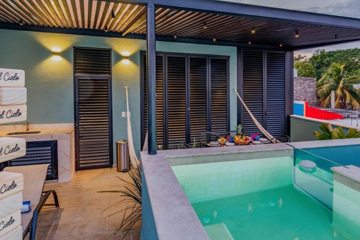 Rincon Del Cielo Rooftop With Glass Walled Pool Mérida Dış mekan fotoğraf